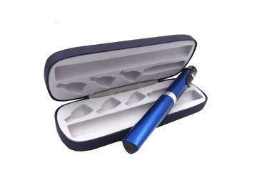 أزرق اللون الأنسولين القلم مربع الأنسولين حالة السفر للأقلام صفيح / بو الجلود المواد